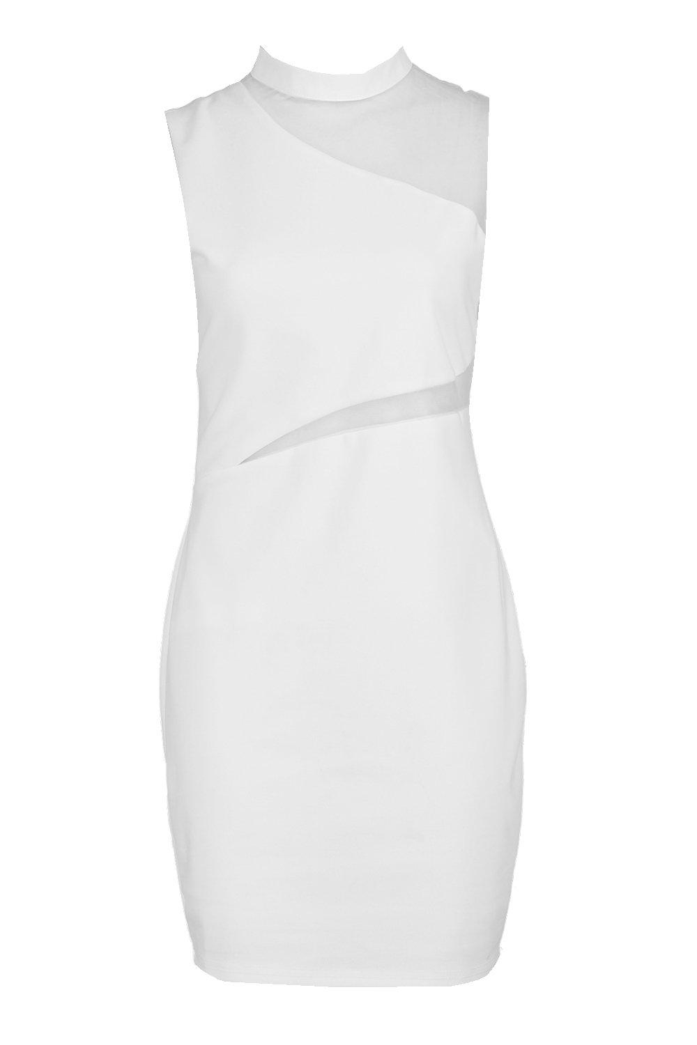 bodycon white top