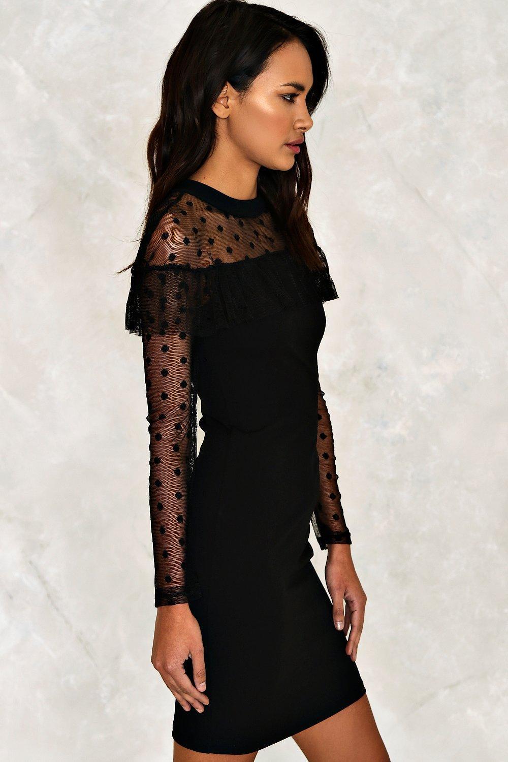 Ruffle Bodycon Dress