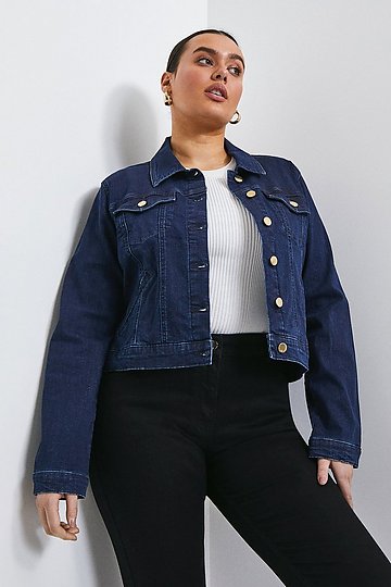 Plus Size Coats & Jackets | Plus Size Denim Jackets | Karen Millen