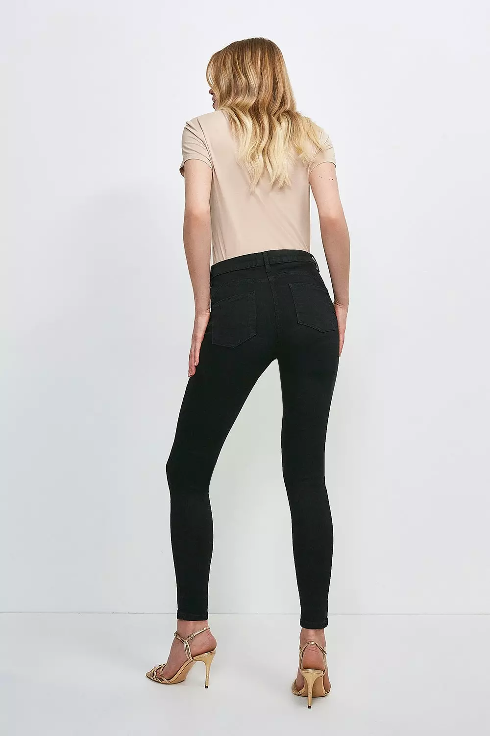 Tailored Mid Rise Slim Leg Contour Jeans
