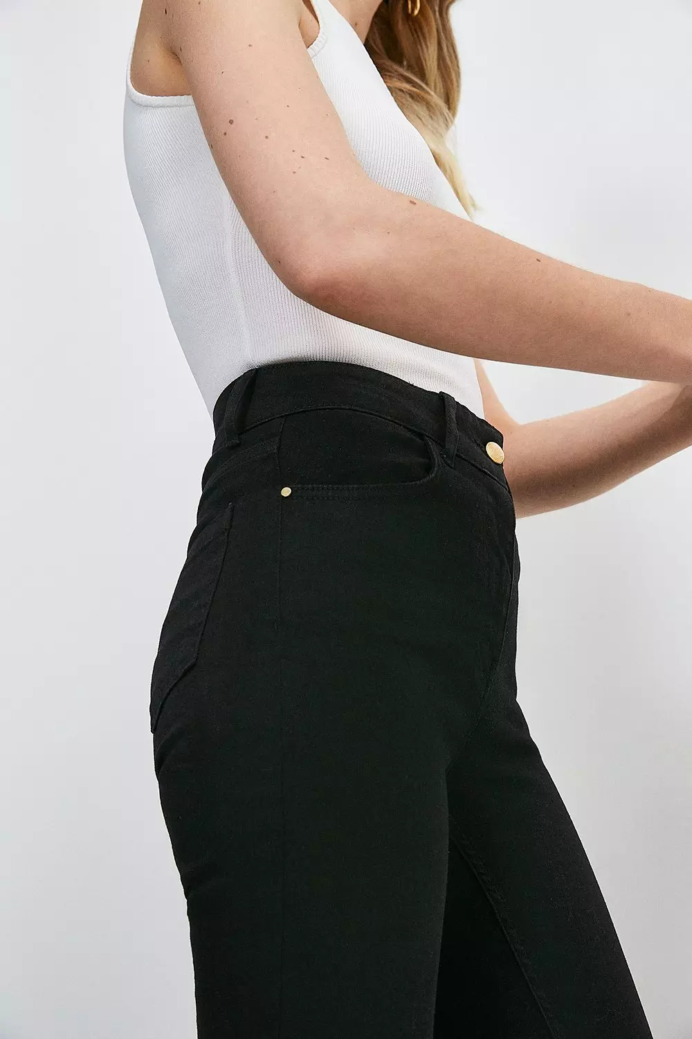 High Rise Skinny Jeans | Karen Millen