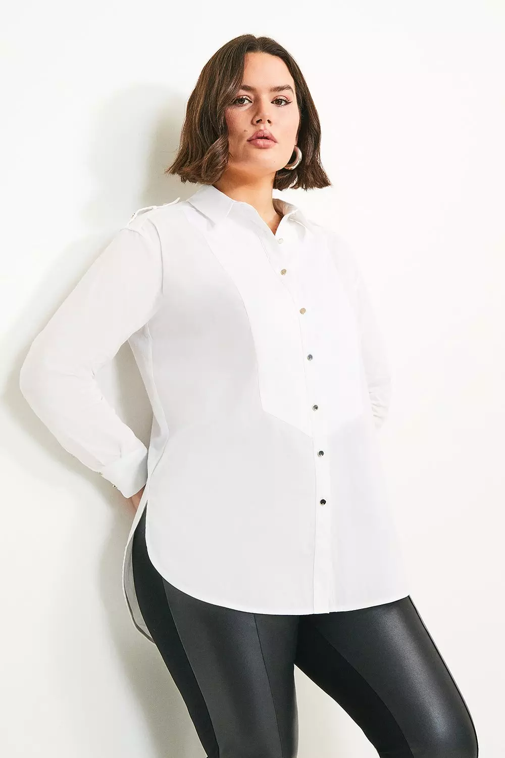 Shoulder Tab Shirt - Women - Ready-to-Wear