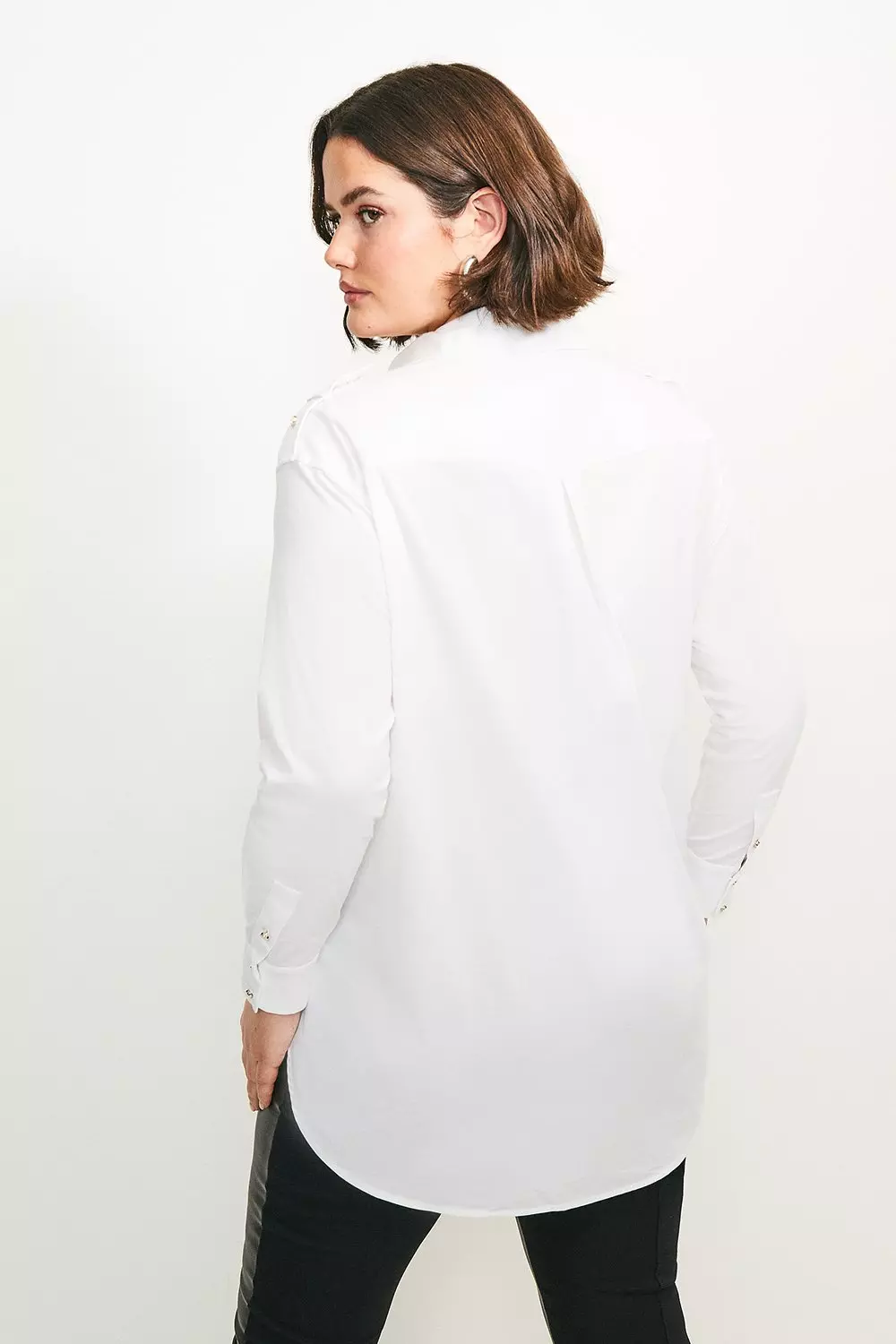 Shoulder Tab Shirt - Women - Ready-to-Wear