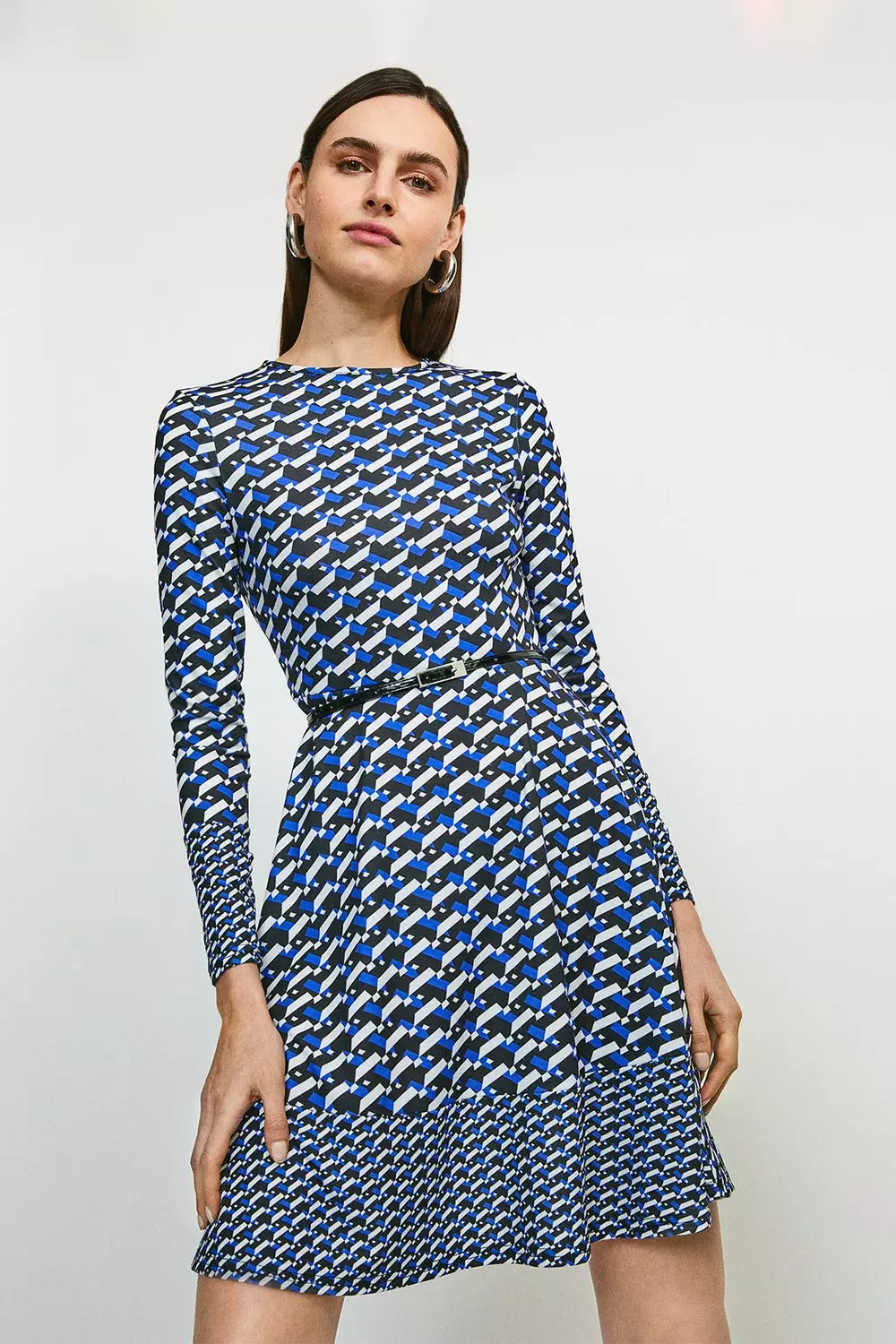 Karen millen outlet geometric dress