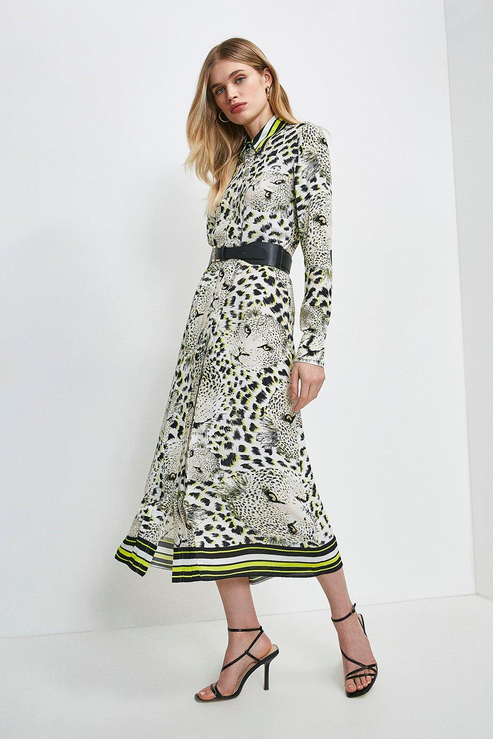 Karen millen 2025 animal print