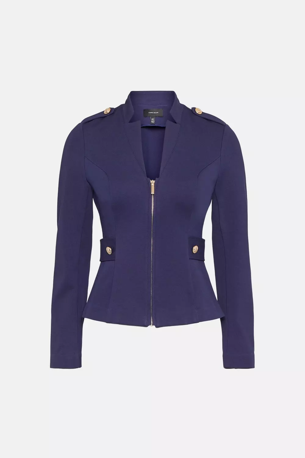 Zip up 2025 blazer womens