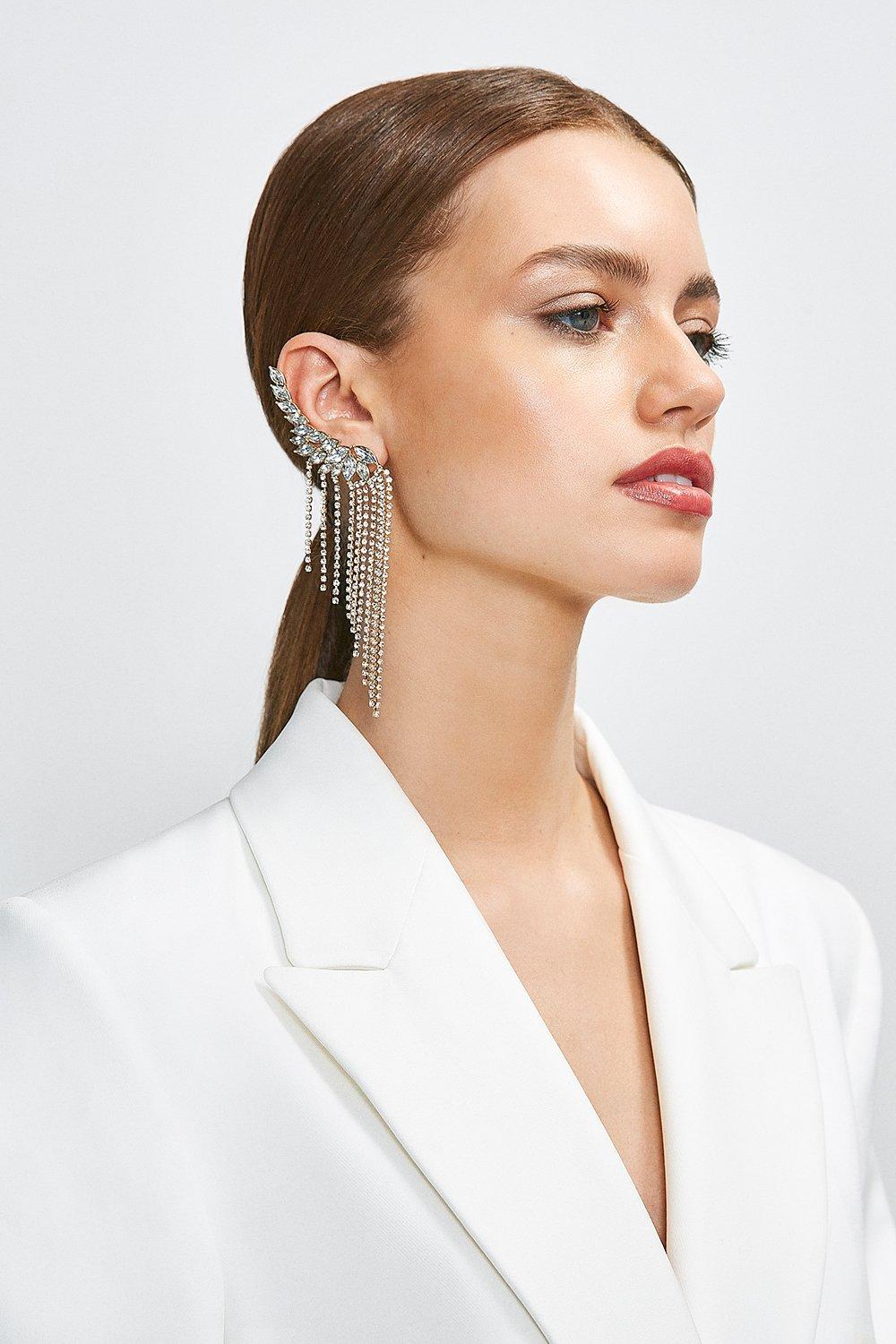 Diamante Statement Ear Cuff | Karen