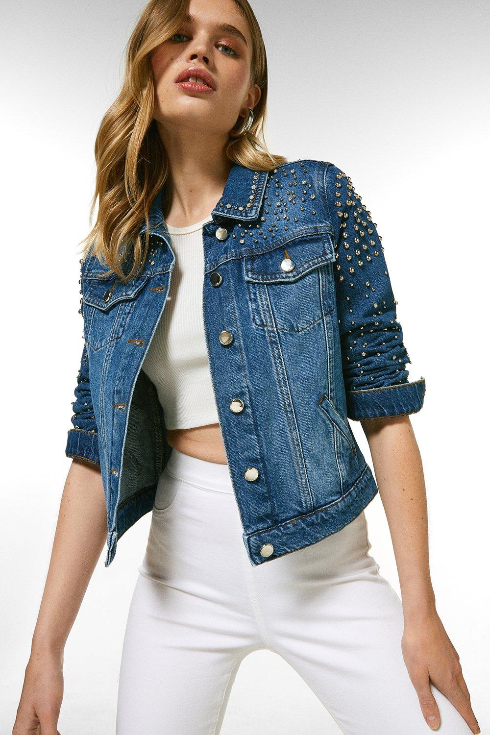karen millen denim jacket