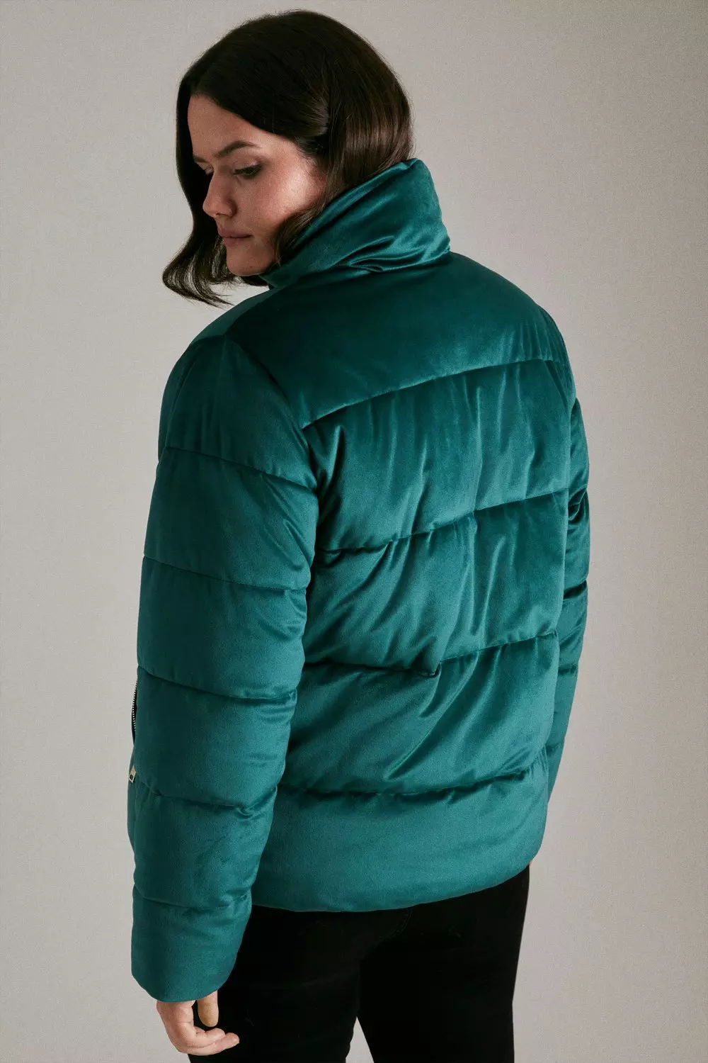 Teal store bubble coat