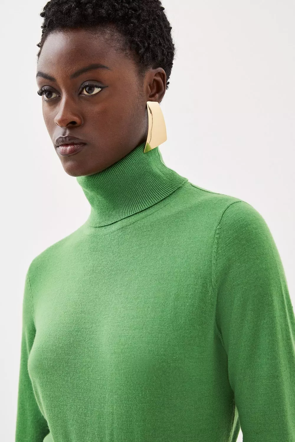 Merino wool 2024 roll neck jumper