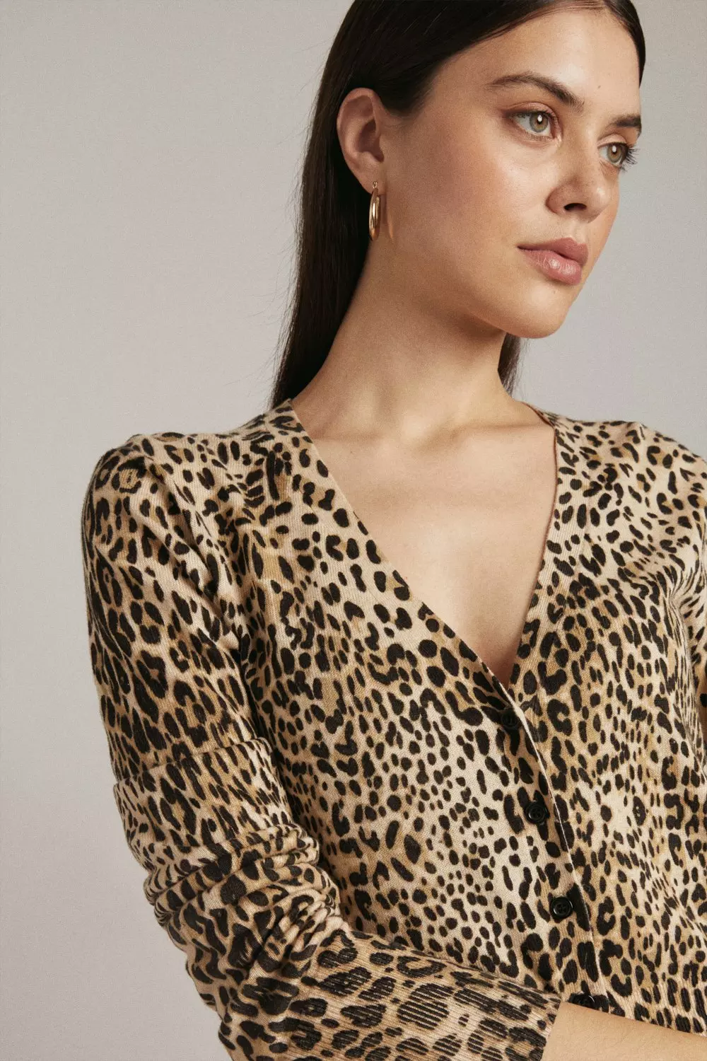 Karen millen 2025 leopard cardigan