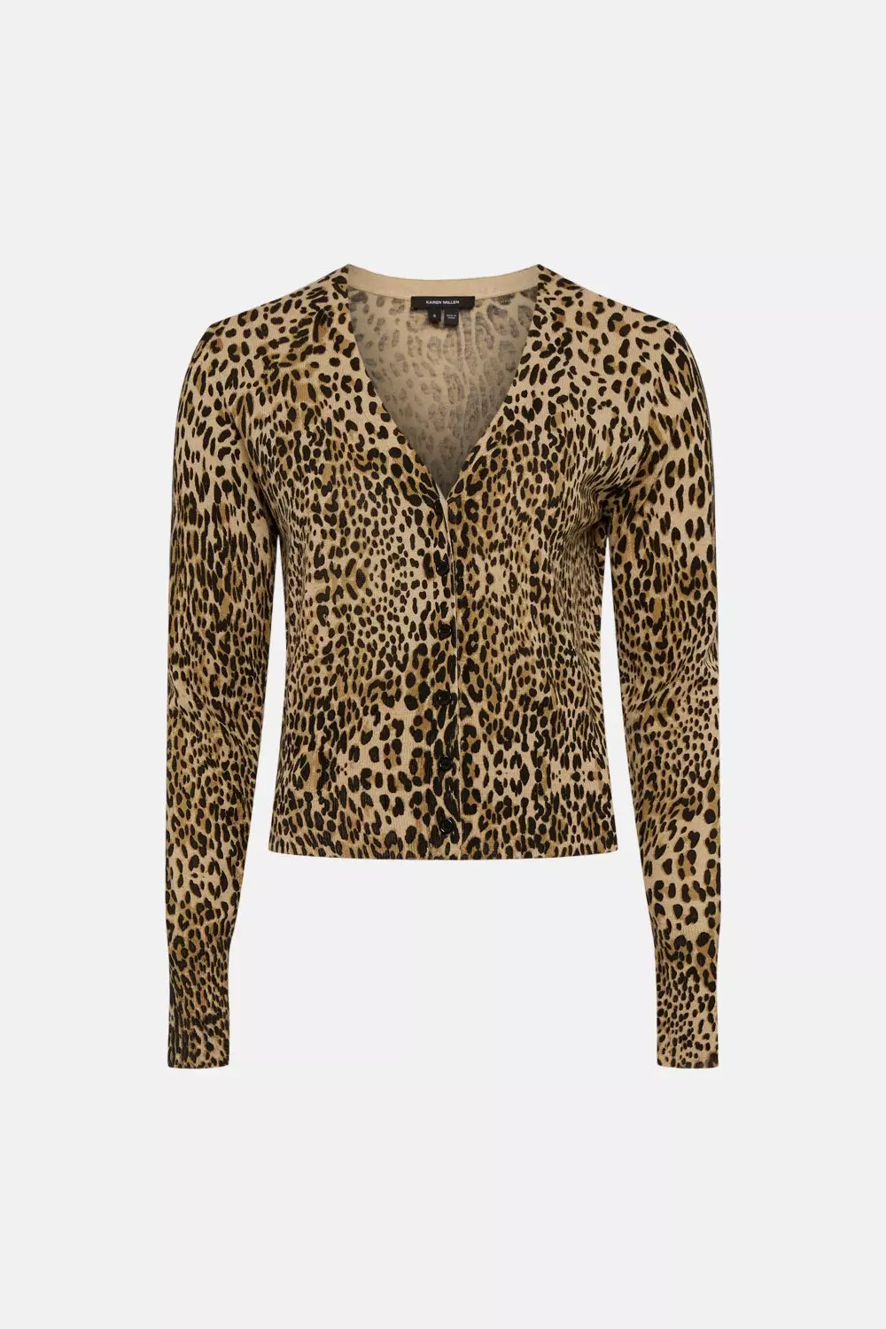 Karen millen leopard hot sale print cardigan