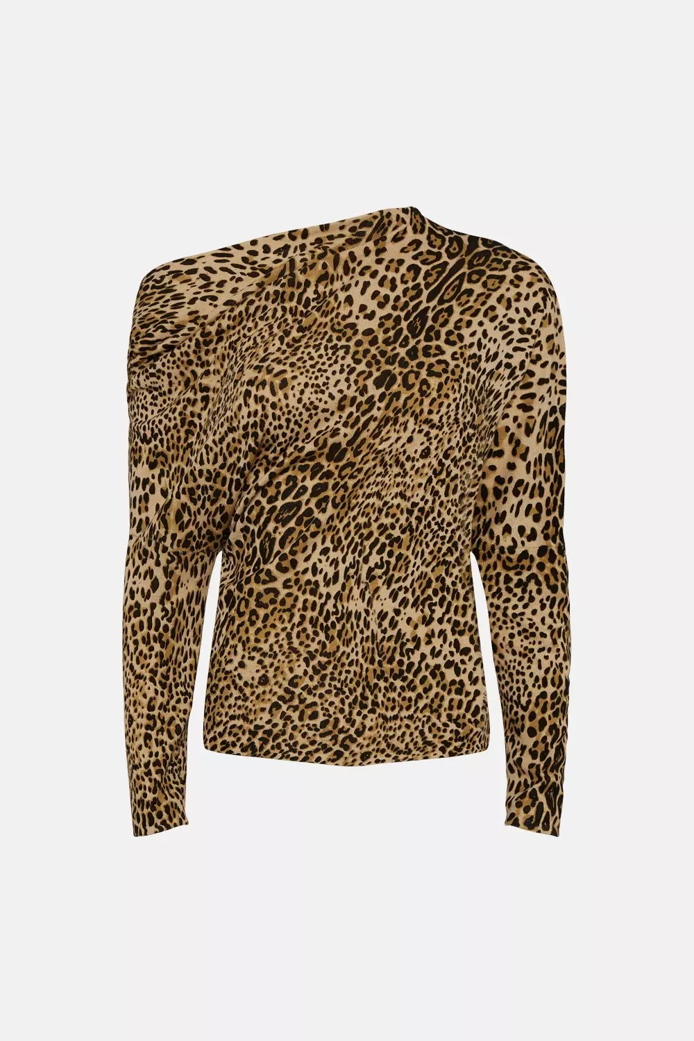 Karen millen clearance leopard print jumper