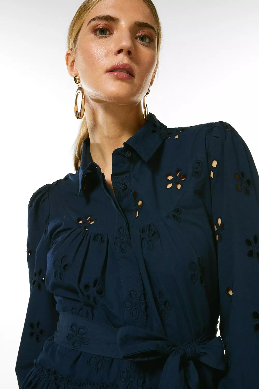 Karen millen navy dress sales
