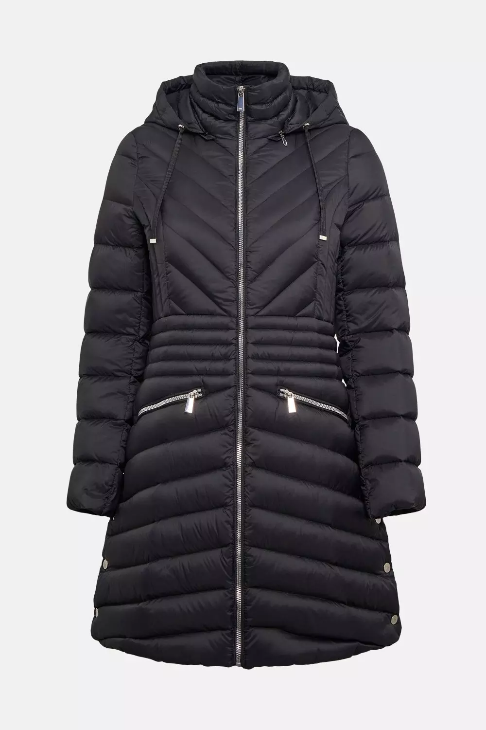 Down Filled Puffer Packable Midi Coat