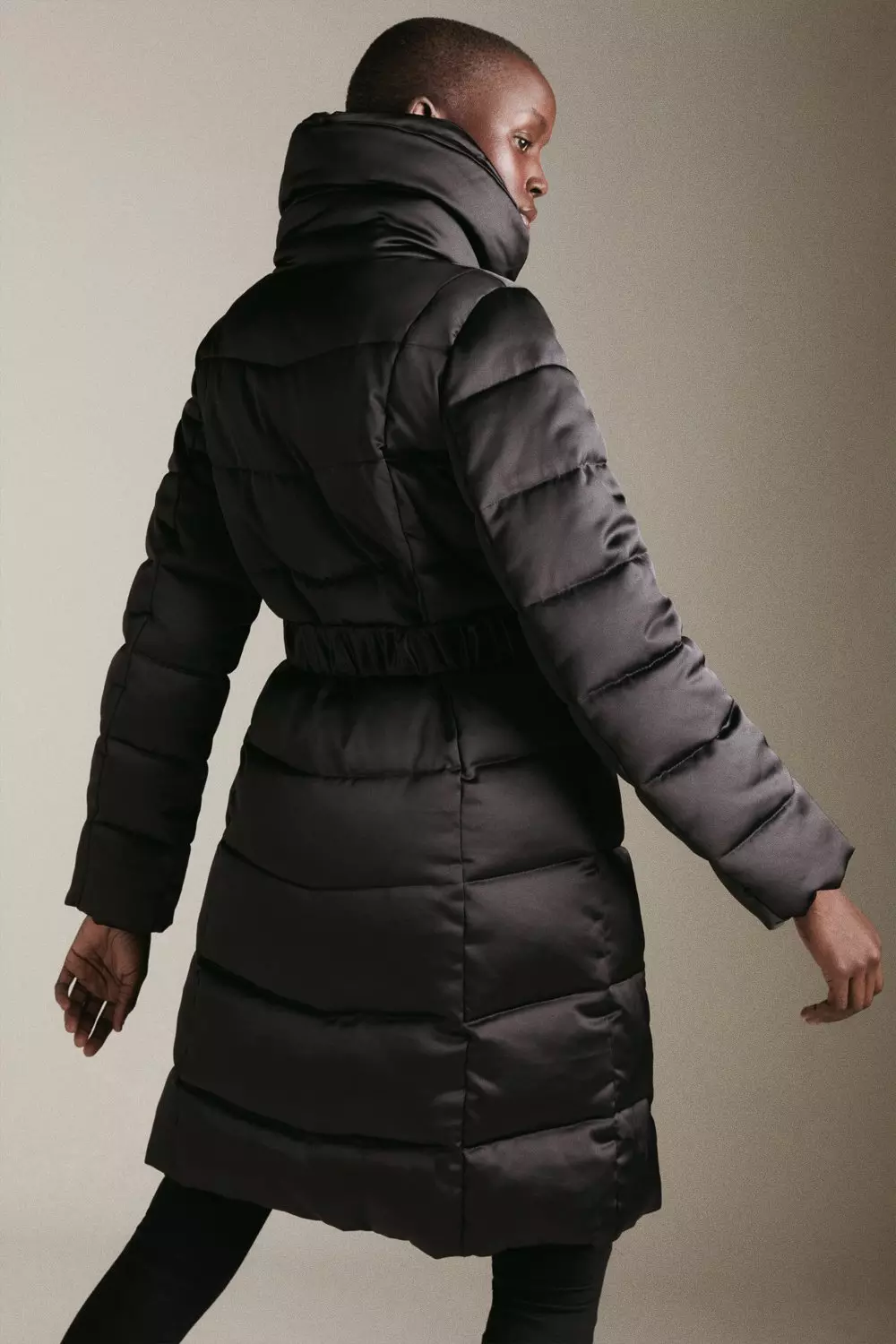 Karen millen 2025 belted puffer coat