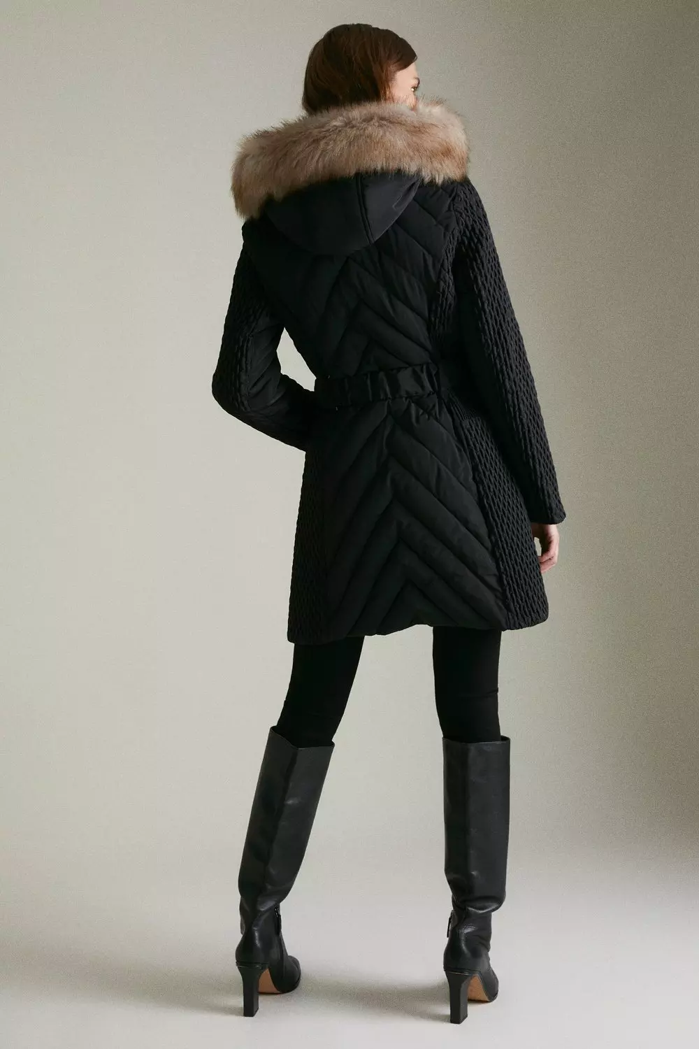 Urban exploration hey mama faux fur sale trim hood parkina coat