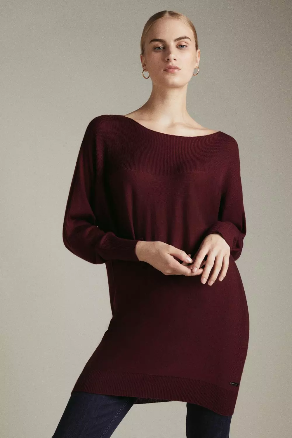 Karen millen shop cashmere knit tunic