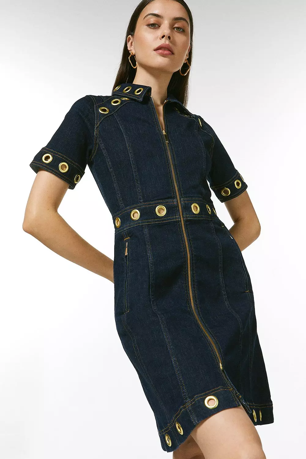 Denim dress outlet karen millen