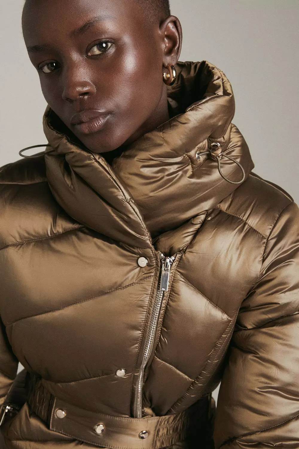 Gold best sale padded coat