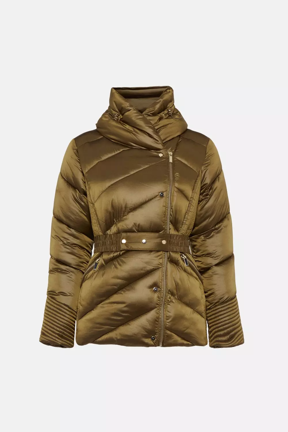 Karen millen belted deals puffer coat