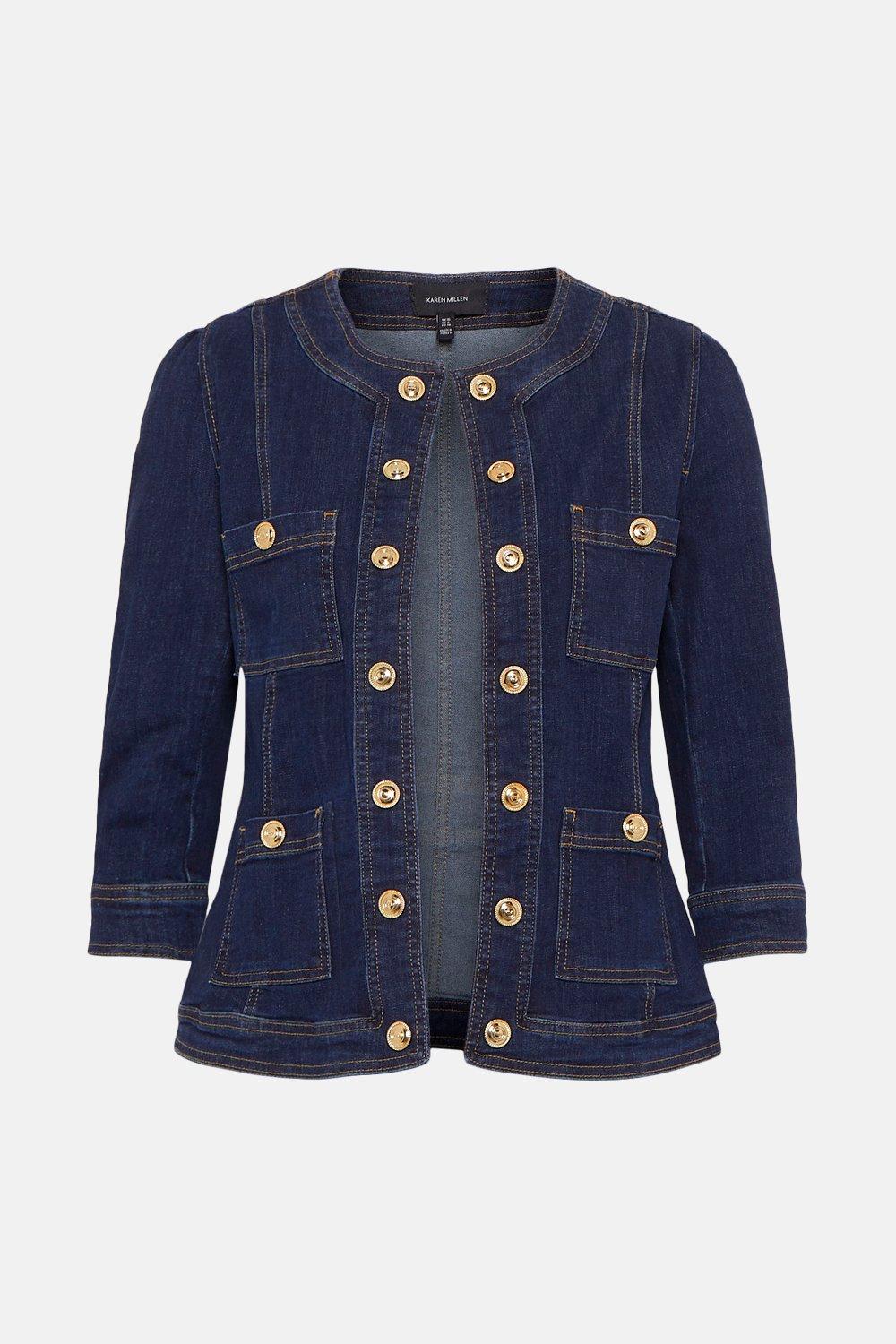 karen millen denim jacket