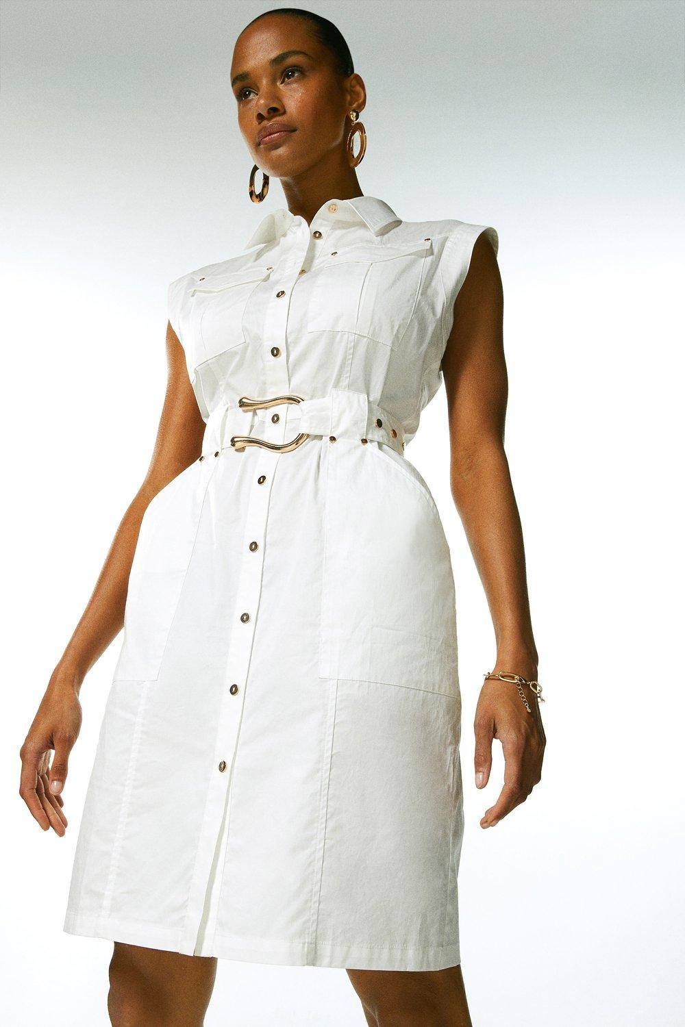 woven cotton dress