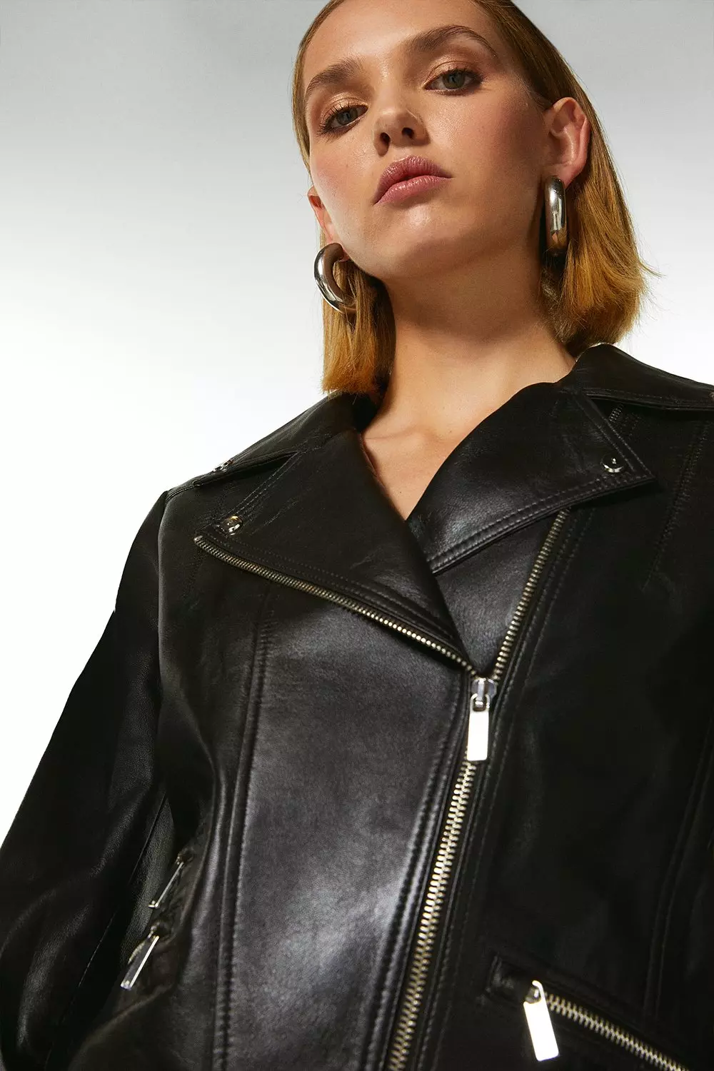 RD Style Quilted Faux Leather Jacket - Black - Little Somethings Boutique