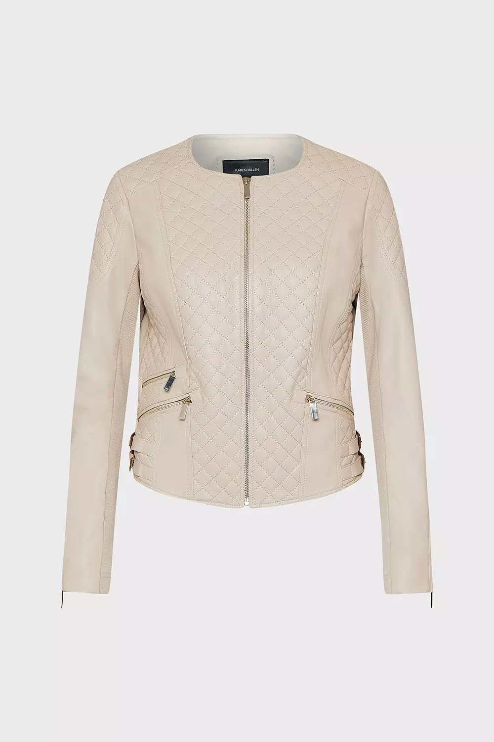 Derian Crop Quilted Blouson Jacket - 2 colors