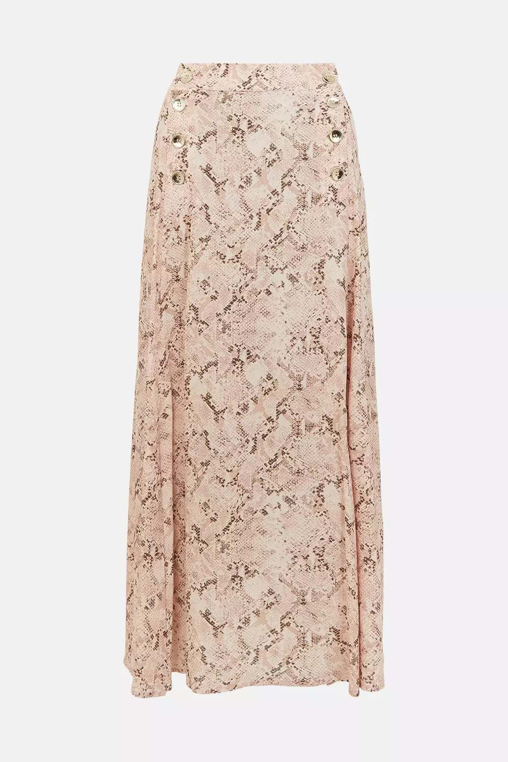 Zara pink lace midi cheap skirt