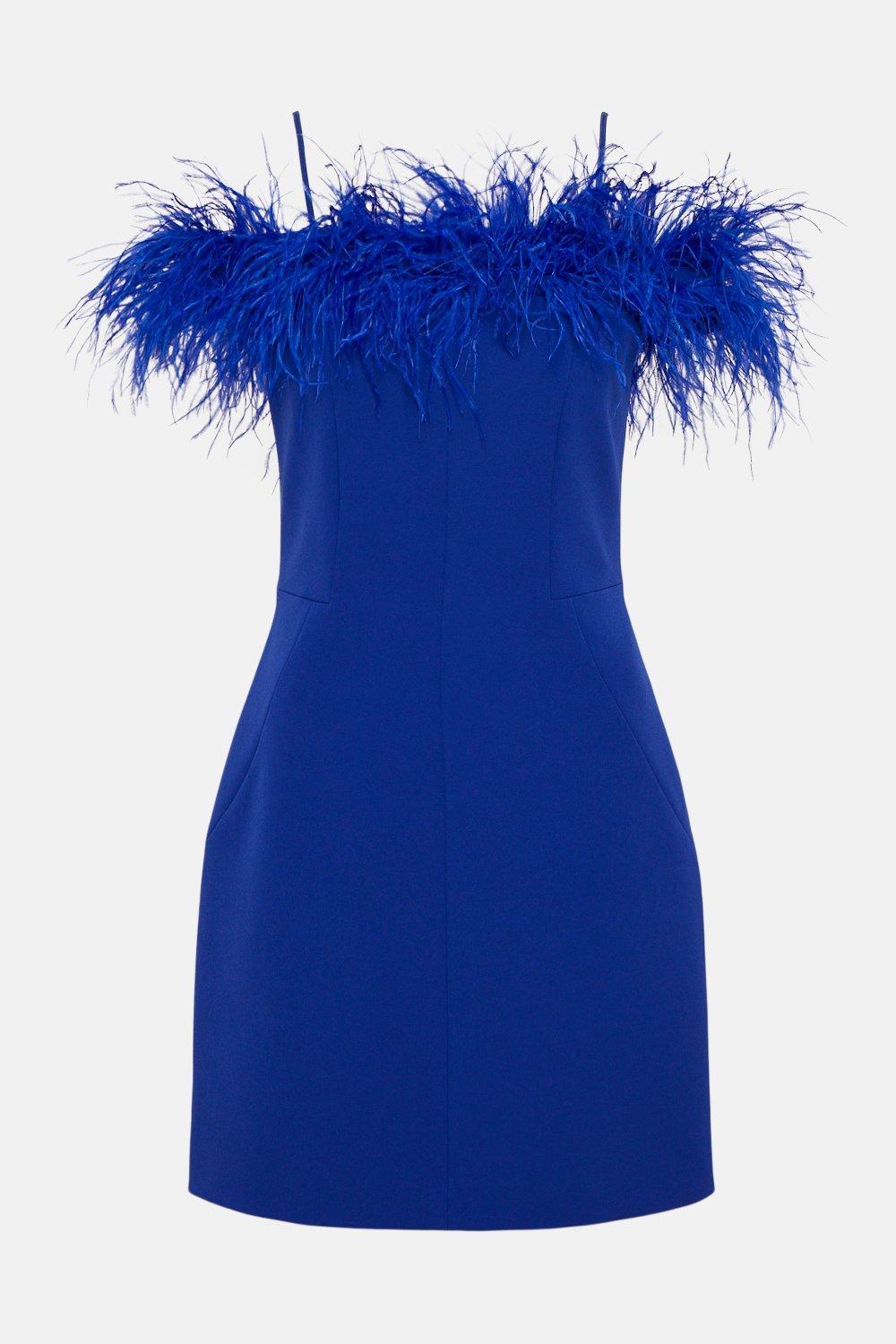 karen millen cobalt blue dress