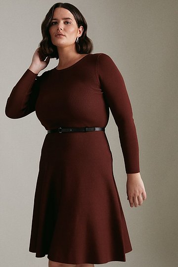 Plus Size Dresses | Plus Size Shirt Dresses | Karen Millen US