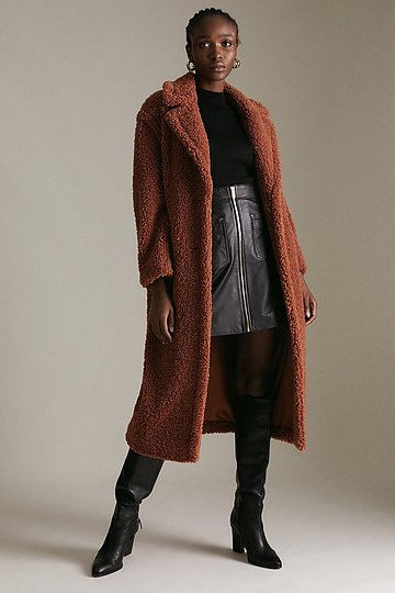 Teddy Bear Coats | Black Teddy Coats & Long Teddy Coats | Karen 