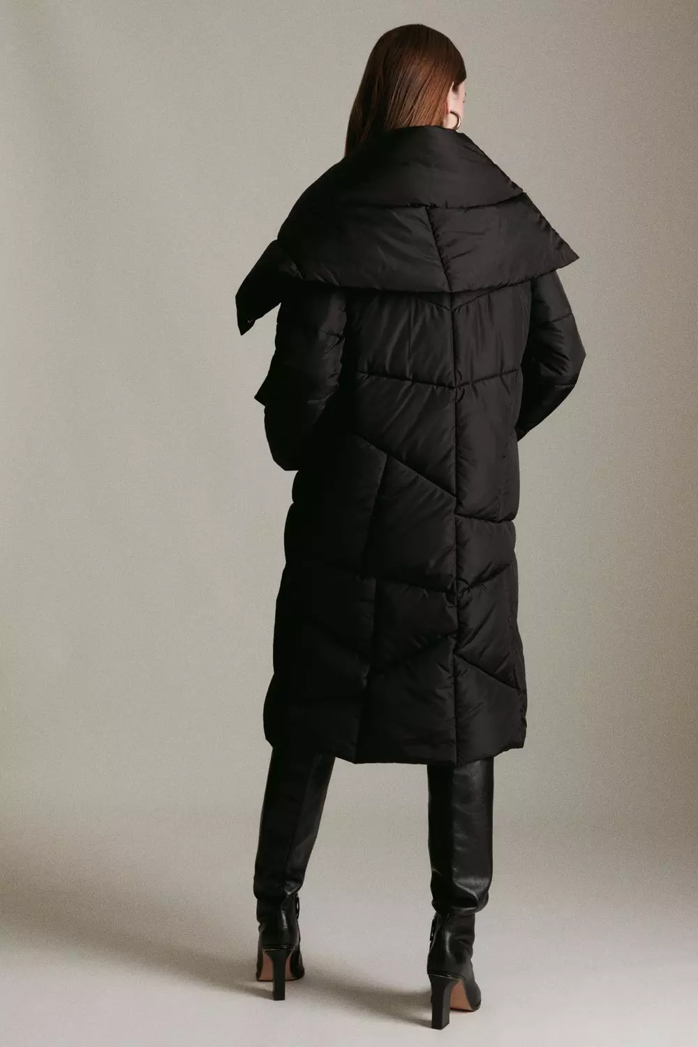 Duvet coat black online