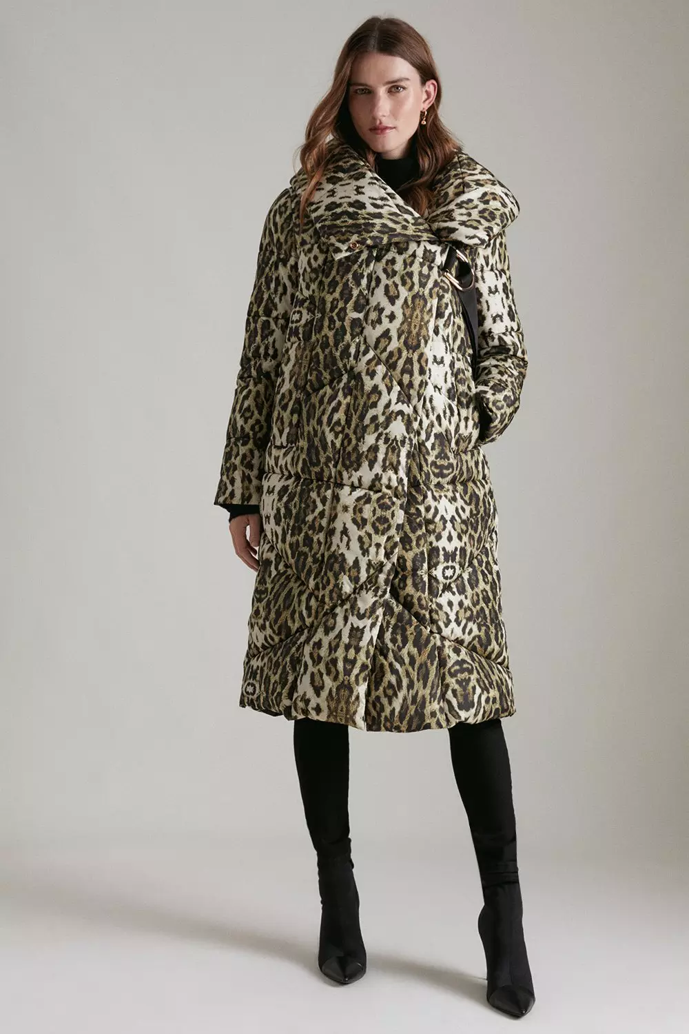 Karen millen animal 2025 print coat