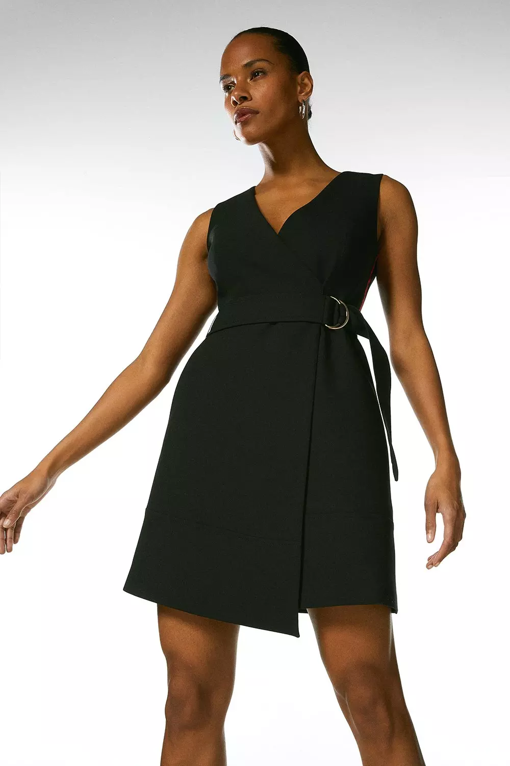 D ring wrap on sale dress