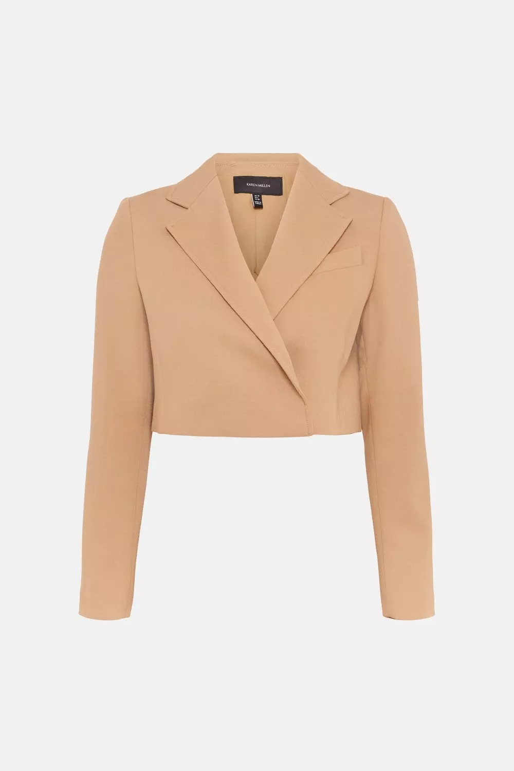 Camel 2025 cropped jacket