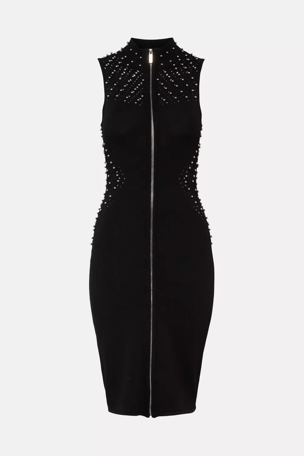 Karen millen stud embellished bodycon outlet dress