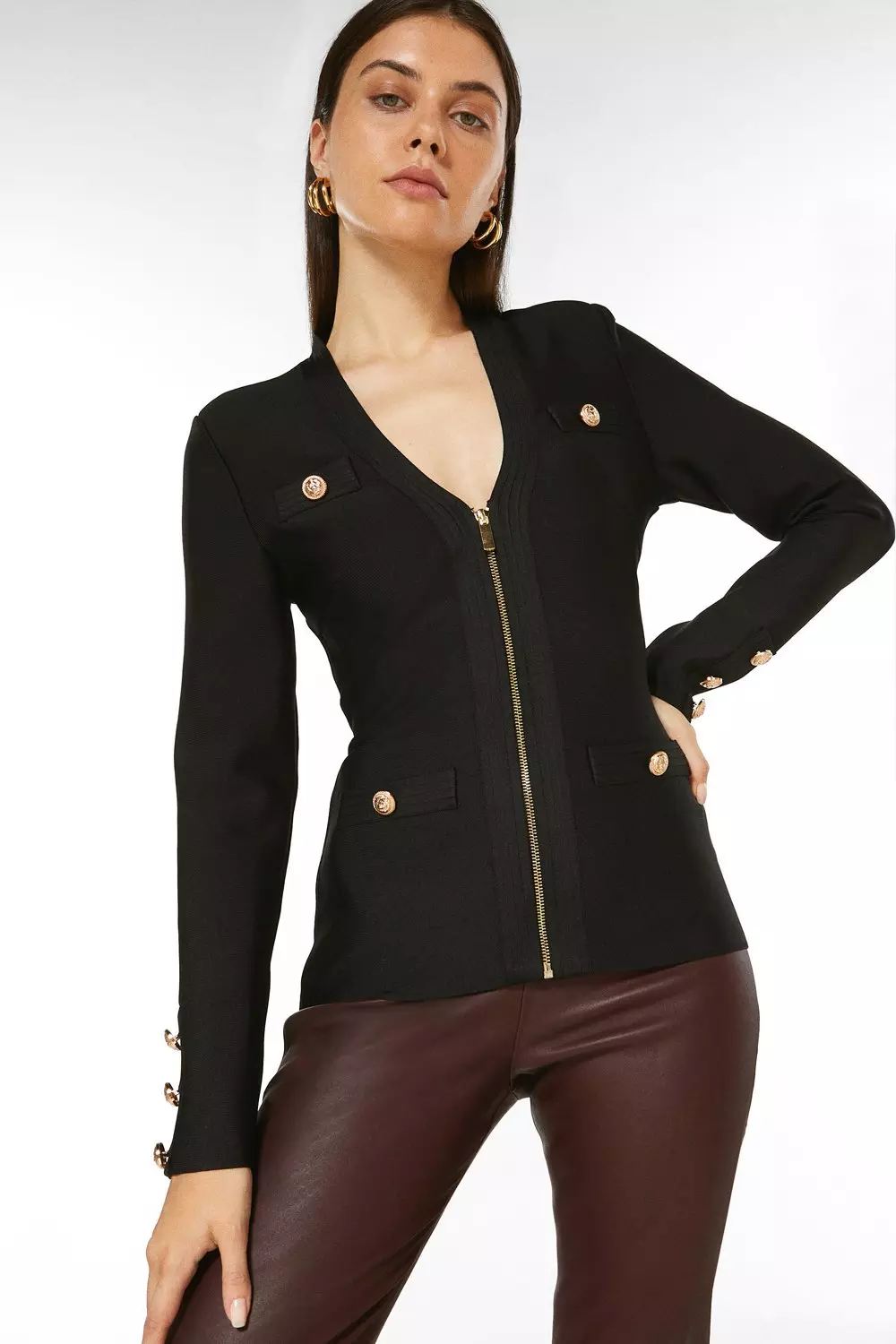 Karen millen shop military jacket