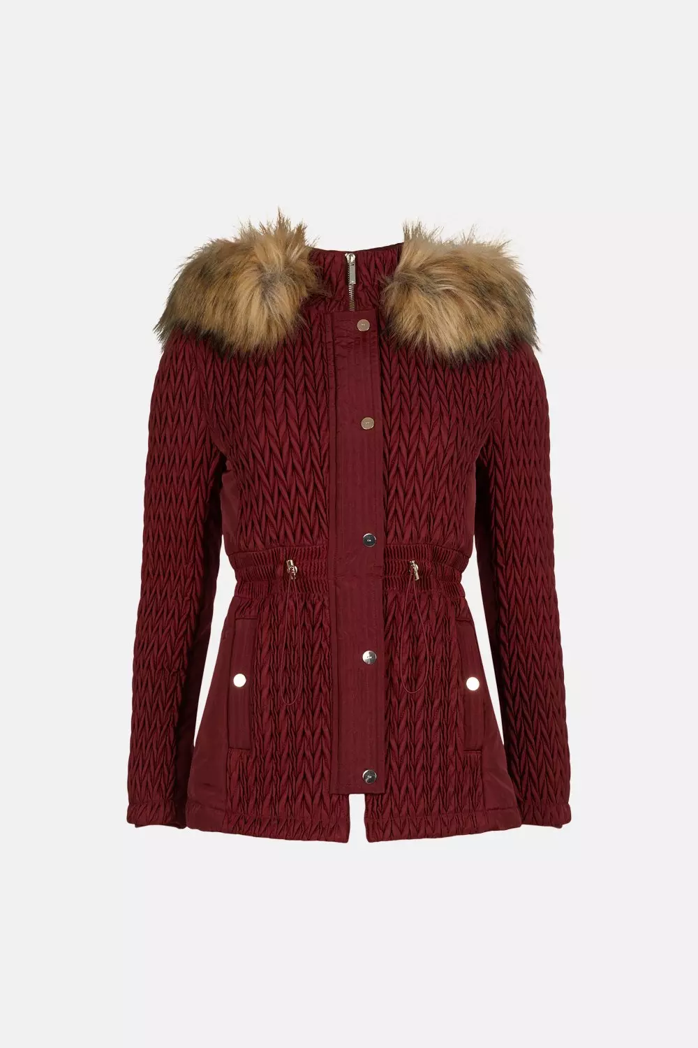 Karen millen sale quilted coat