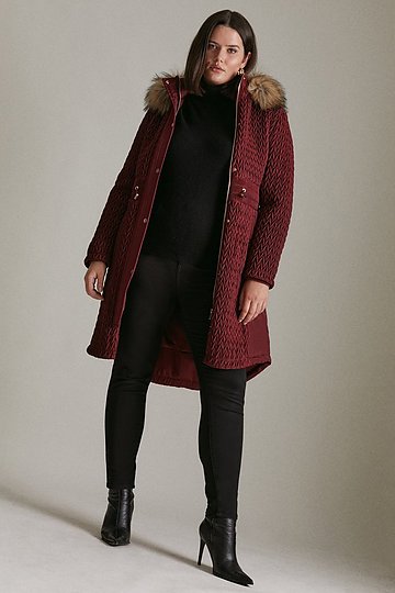 Plus Size Coats & Jackets | Karen Millen US - Karen Millen