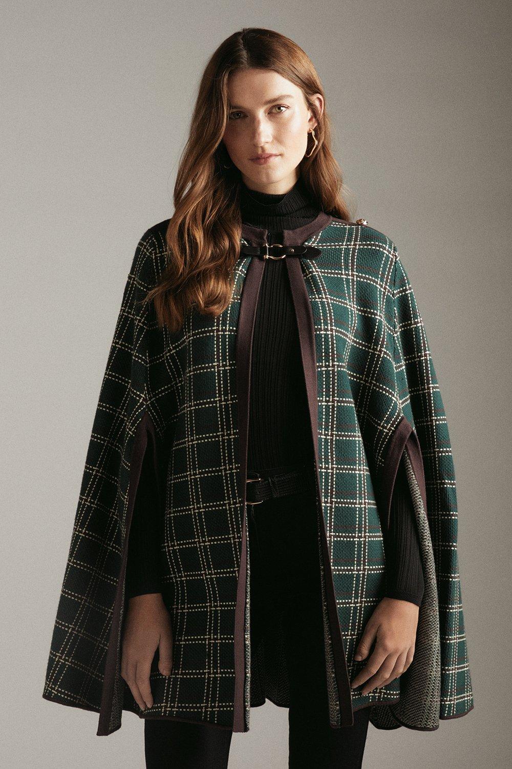 Karen millen hot sale cape coat