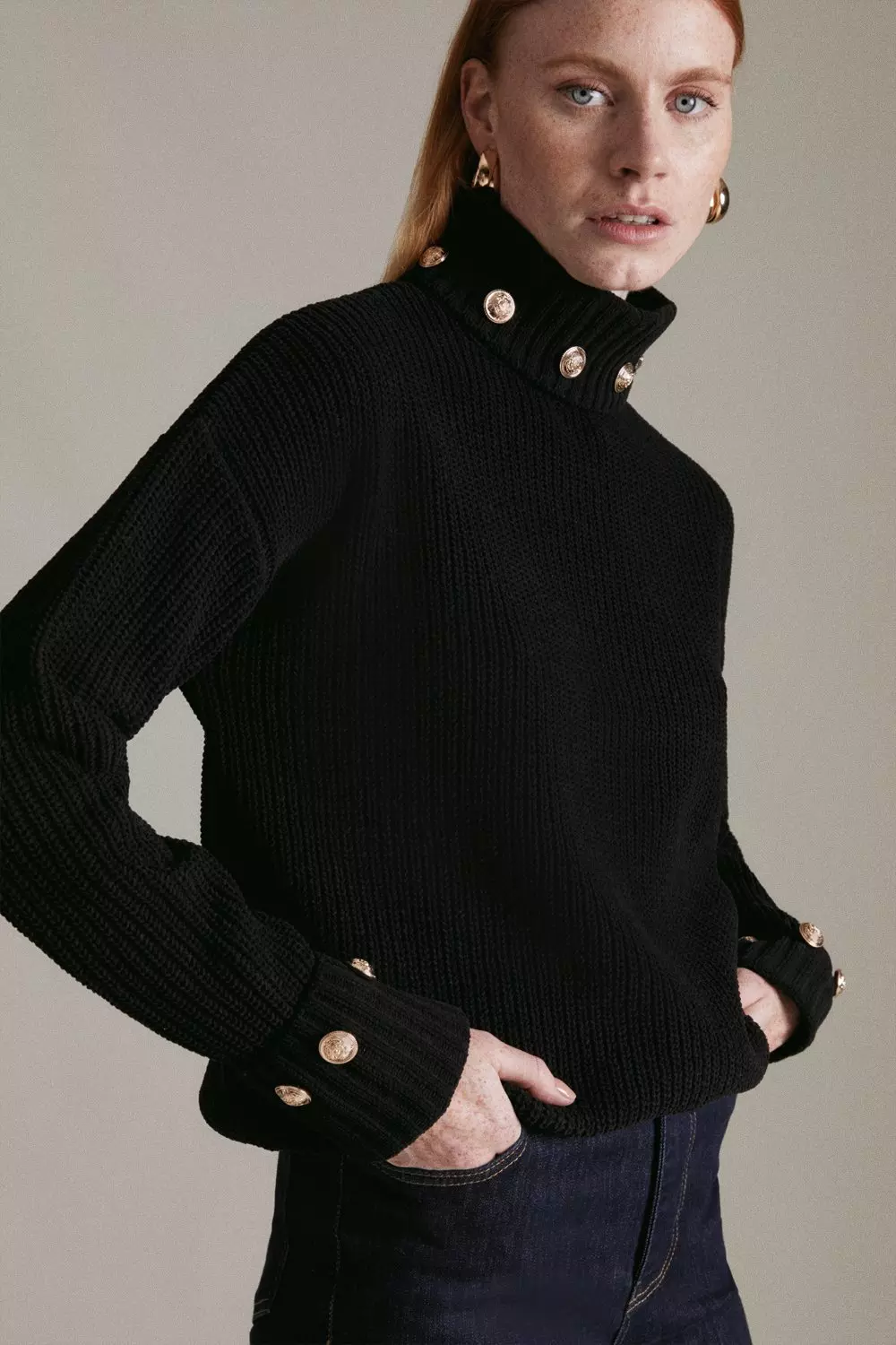 Chenille Turtleneck Sweater