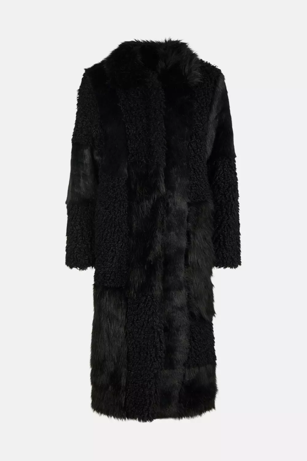 Karen millen grey sale fur coat