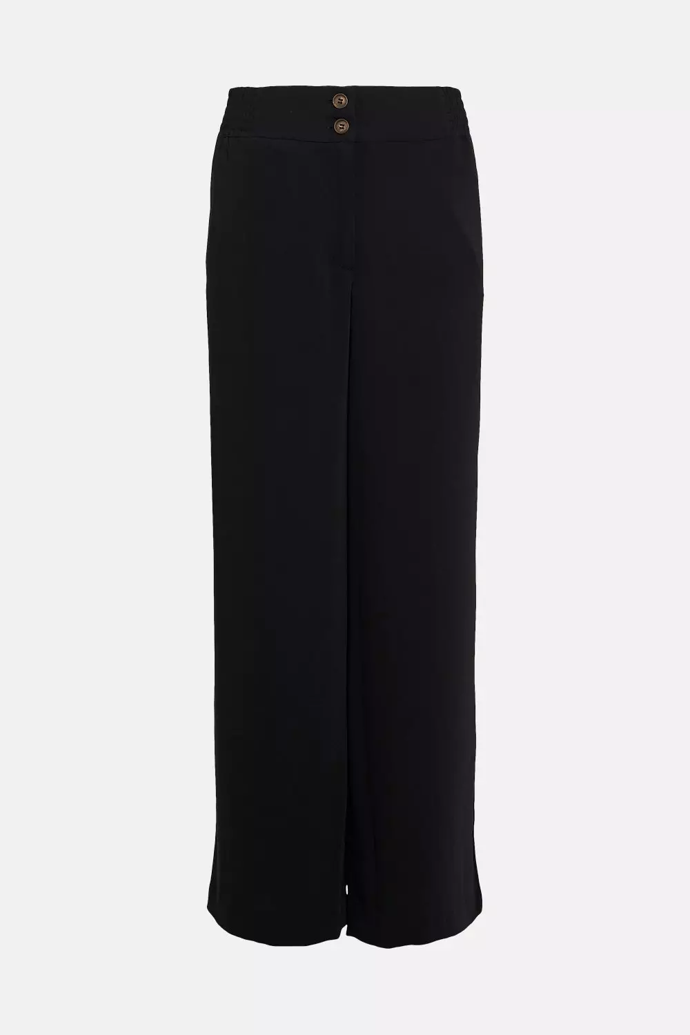 Essential Tailored Wide Leg Woven Pants | Karen Millen