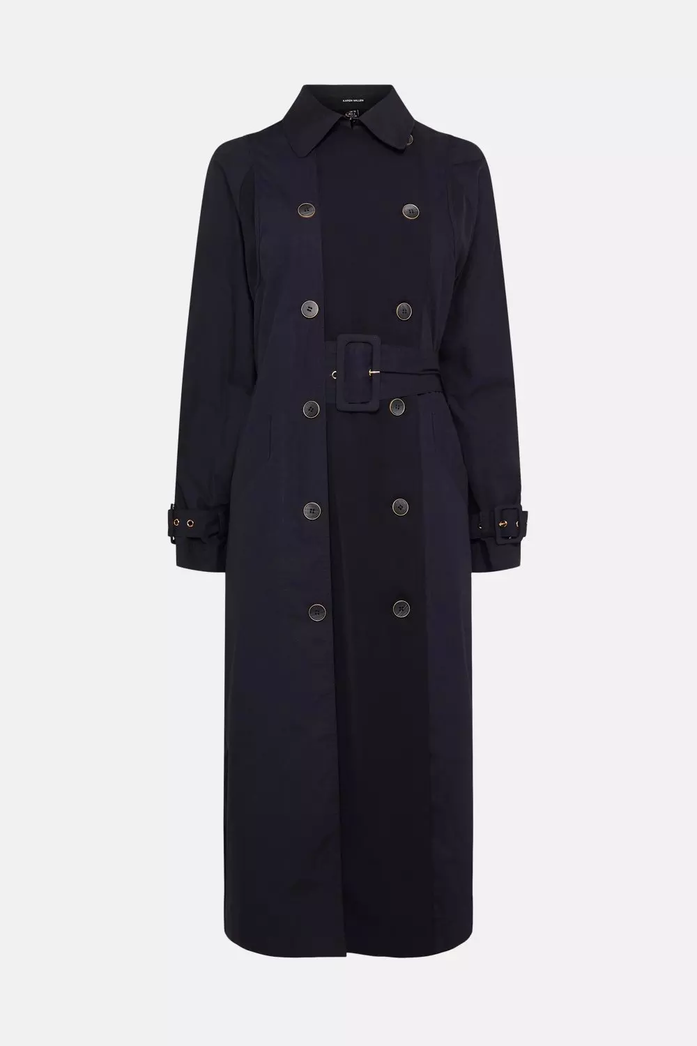 Karen millen hot sale navy coat