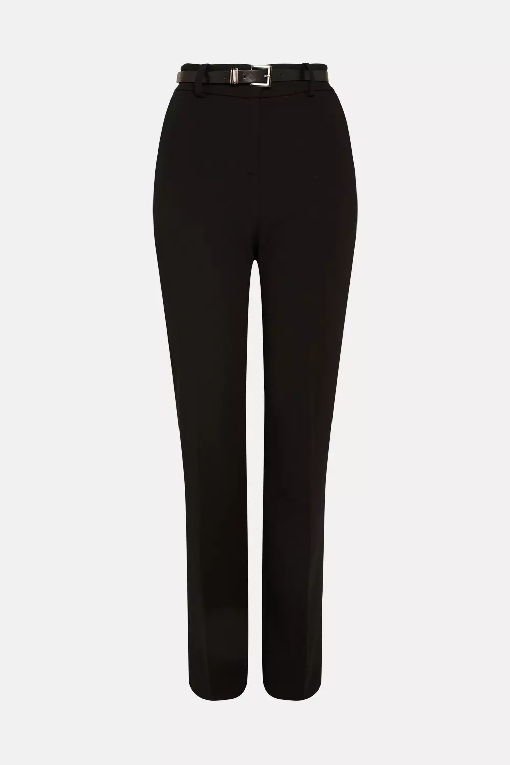 Plus Size Compact Stretch Tailored Flared Pants