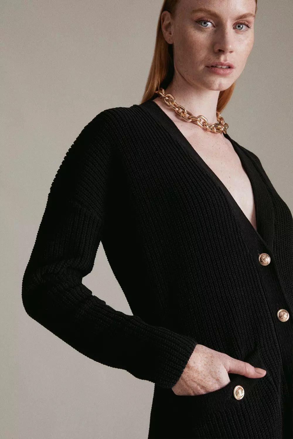 Chenille hotsell black cardigan