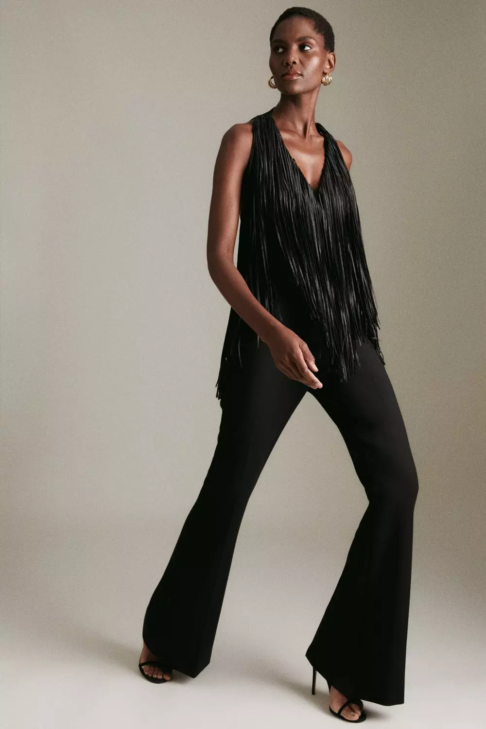 Forever 21 outlet fringe jumpsuit