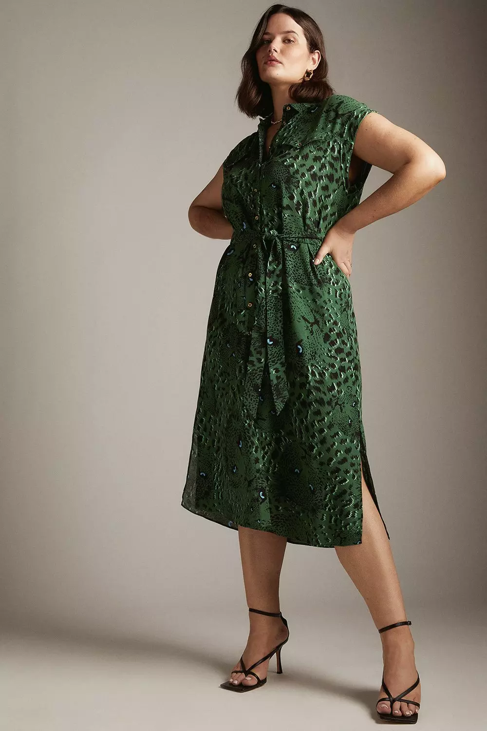 Karen millen best sale leopard dress